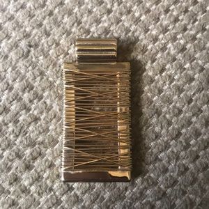 Lia Sophia Wire Wrapped Gold Slide Pendant